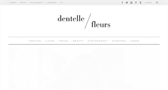 Desktop Screenshot of dentelleetfleurs.com